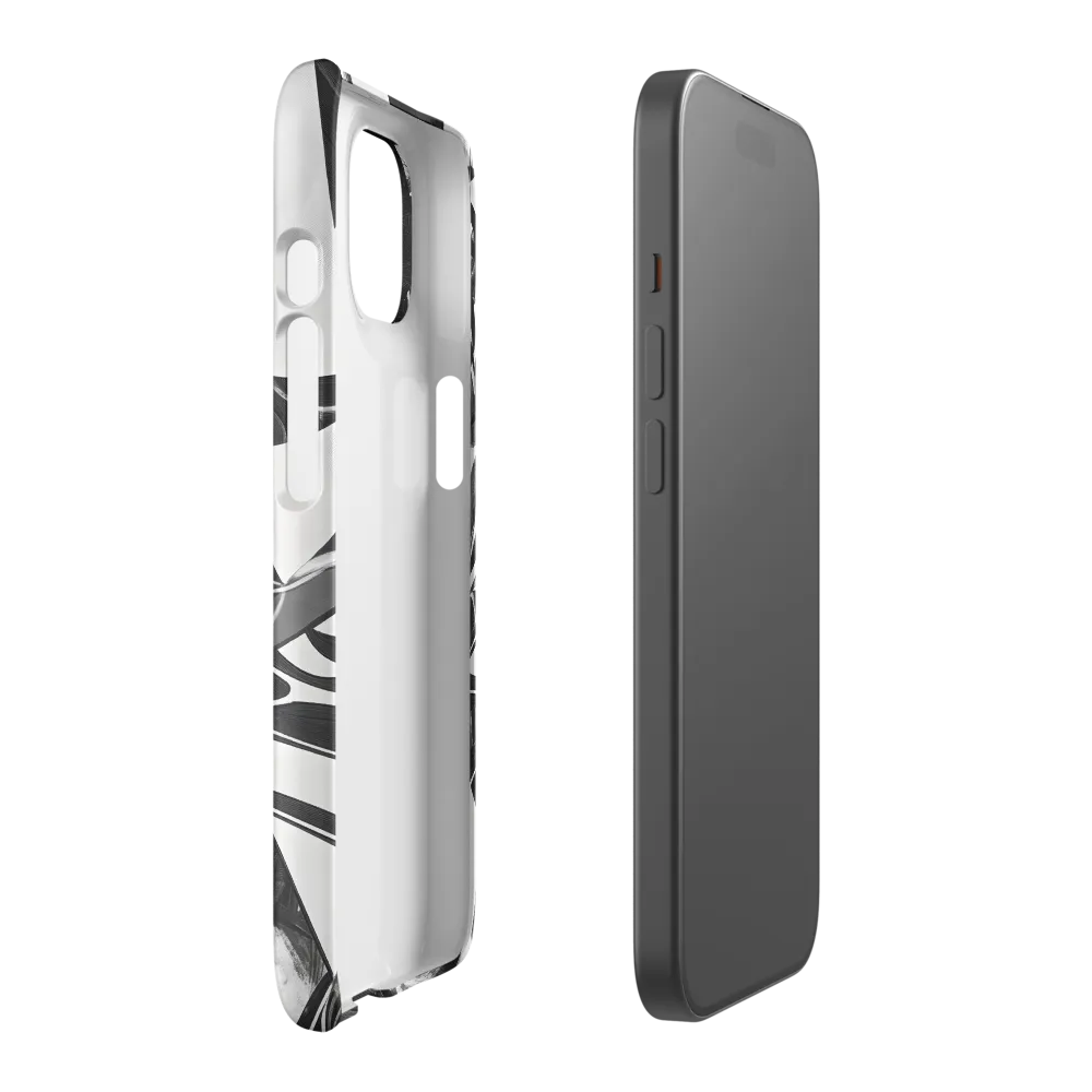 Fluid Grace: The Dance of Shadows | Phone Case |  15 | Snap Case | Matte