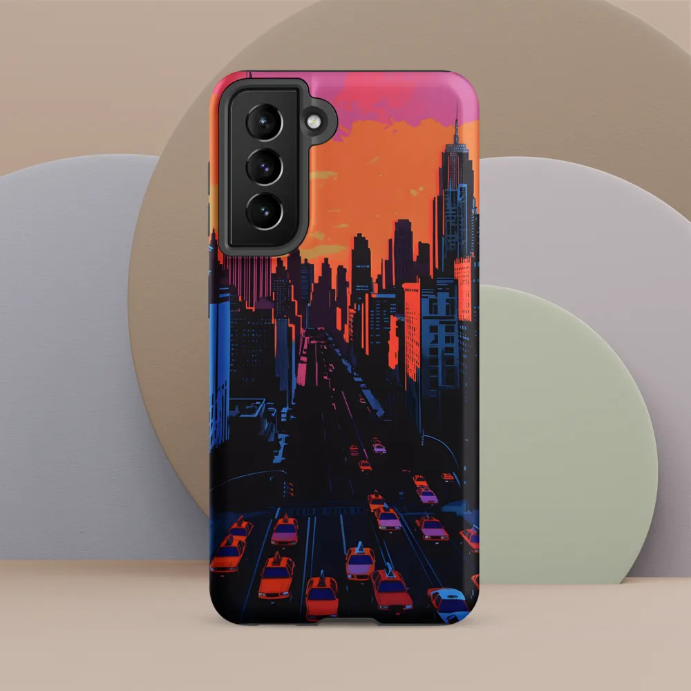Sunset Over Skyscrapers