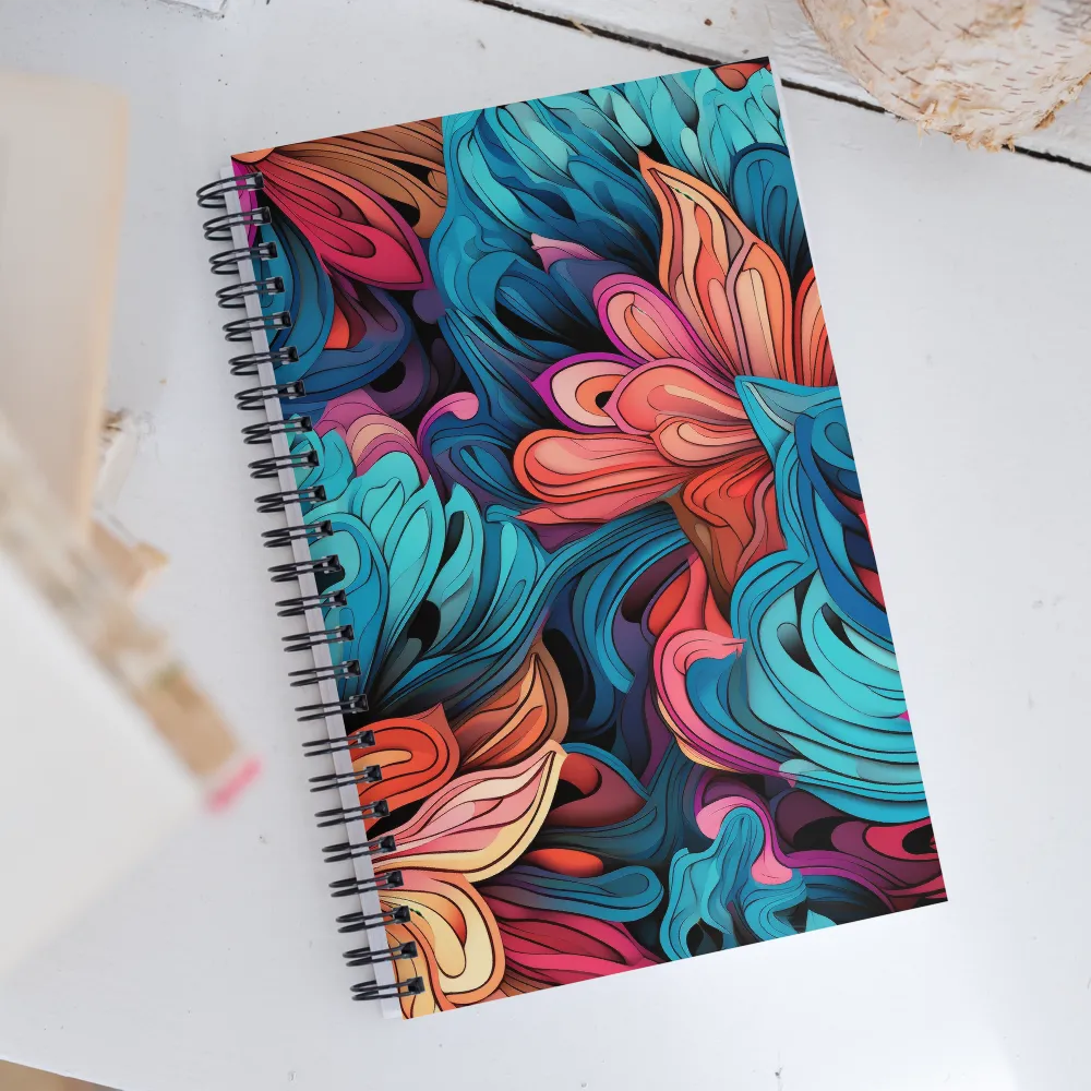 Floral Symphony | Spiral Notebook