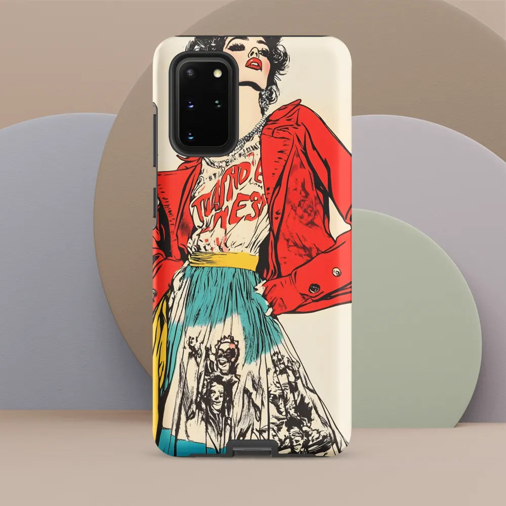 Vibrant Elegance: A Pop Art Fashion Statement
