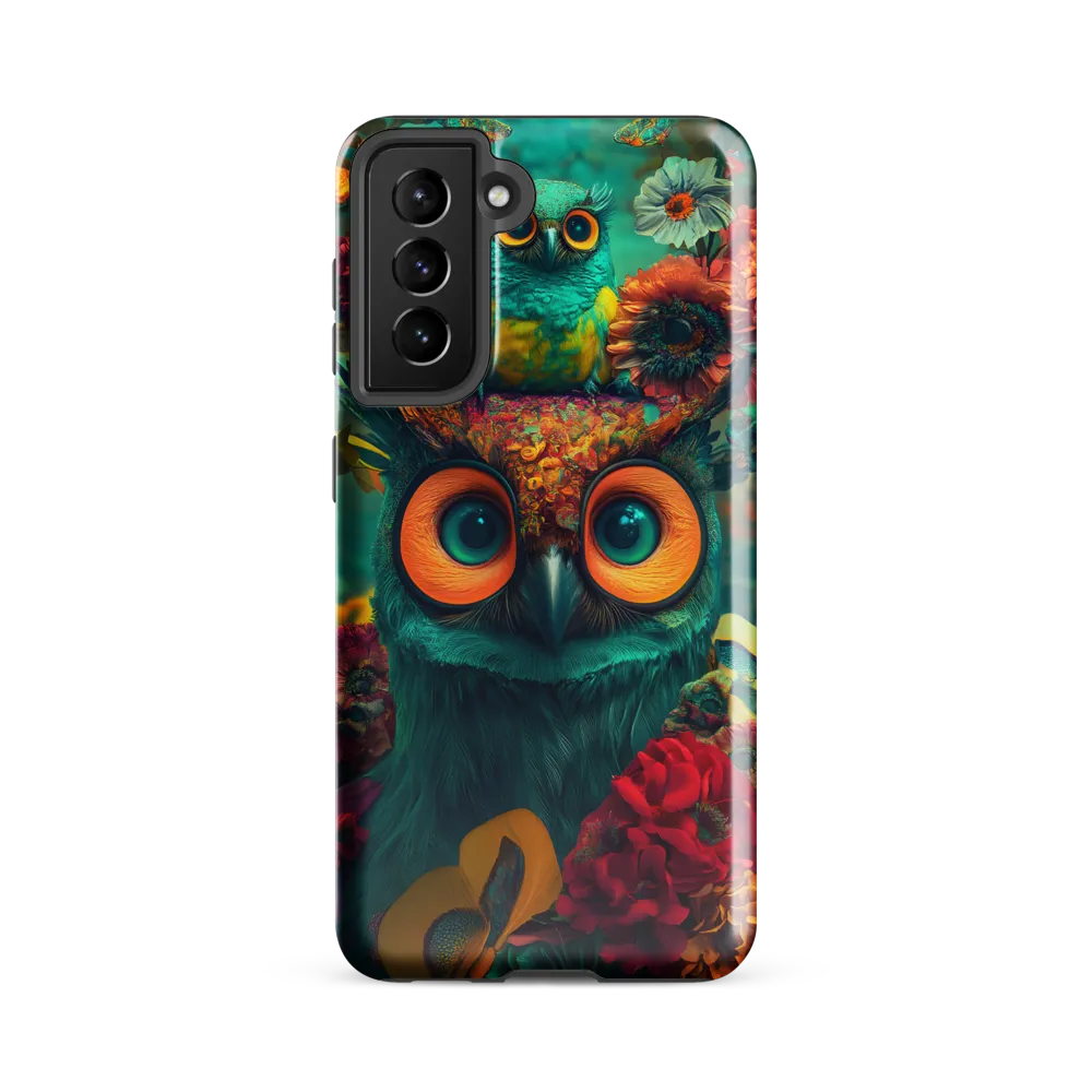 Majestic Harmony: The Floral Owl