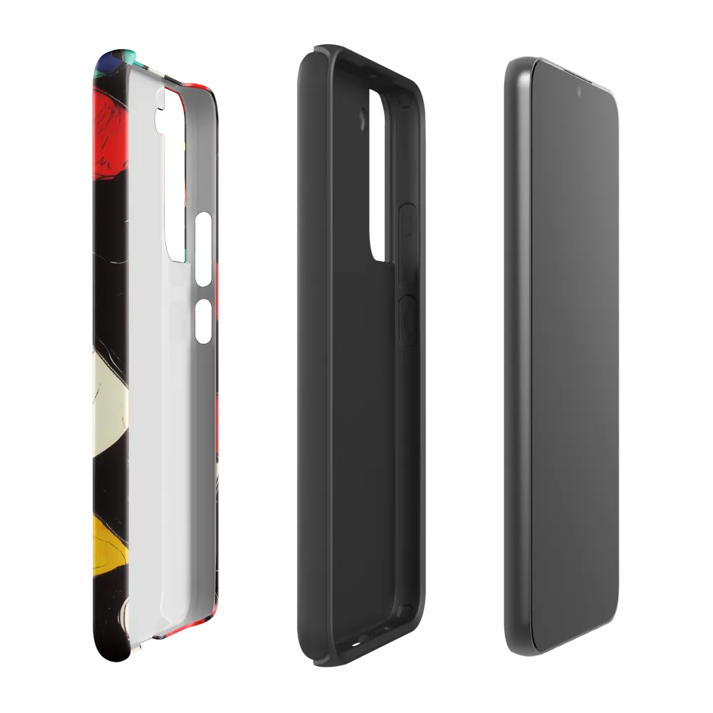 Vibrant Geometric Symphony | Phone Case |  S22 Plus | Tough Case | Glossy