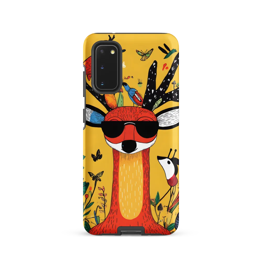 Playful Deer with Sunglasses