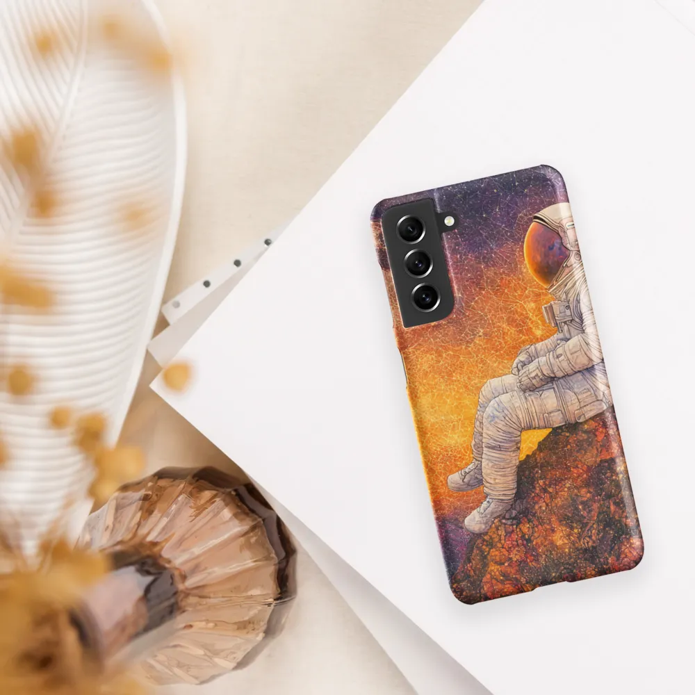 Cosmic Contemplation | Phone Case |  S21 | Snap Case | Matte