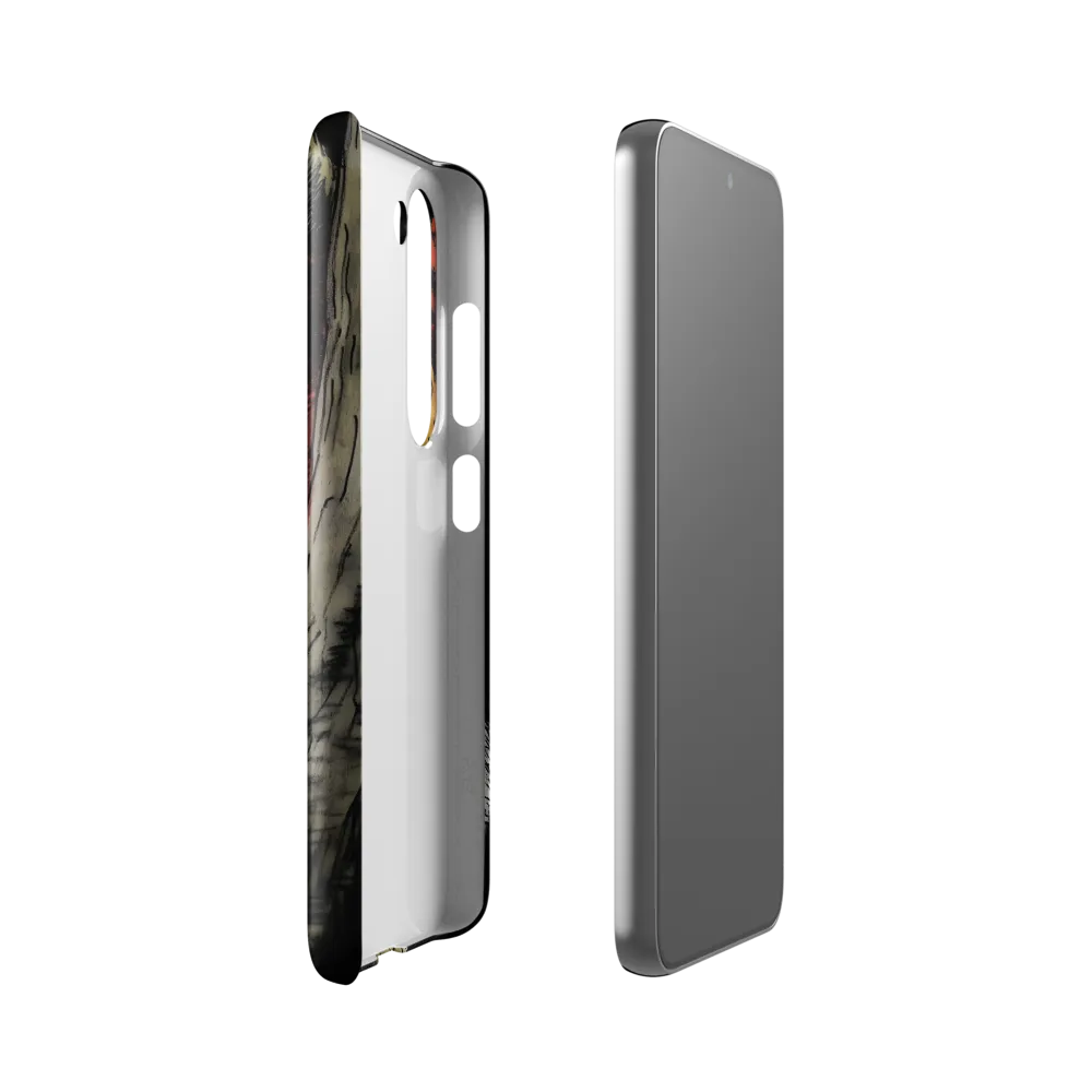 Fierce Gaze of the Wild Cat | Phone Case |  S23 | Snap Case | Glossy