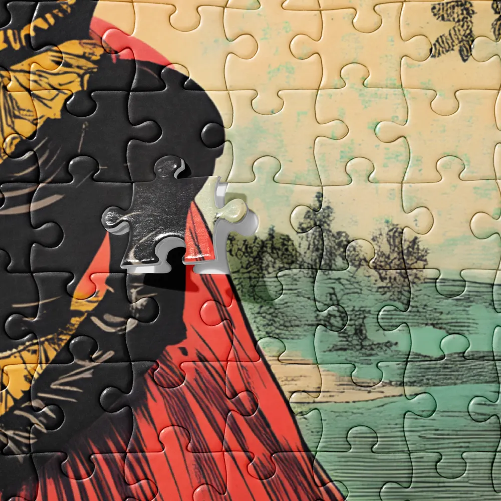 Elegance in Red and Gold | Jigsaw Puzzle | 252/520 pieces