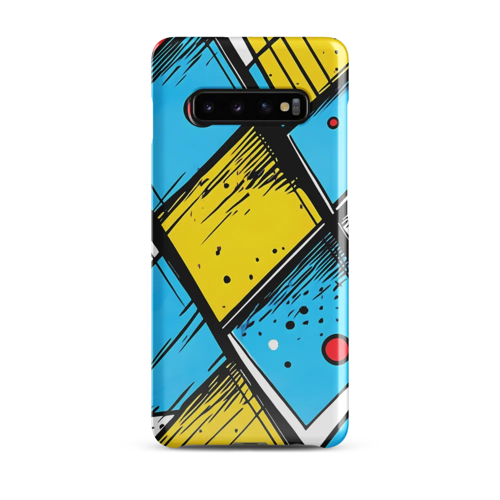 Dynamic Geometric Fusion | Phone Case |  S10 Plus | Snap Case | Glossy