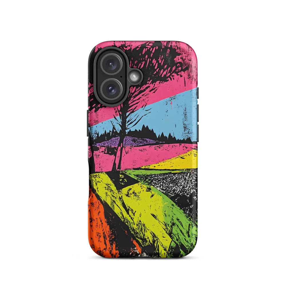 Vibrant Landscapes: An Abstract Interpretation | Phone Case