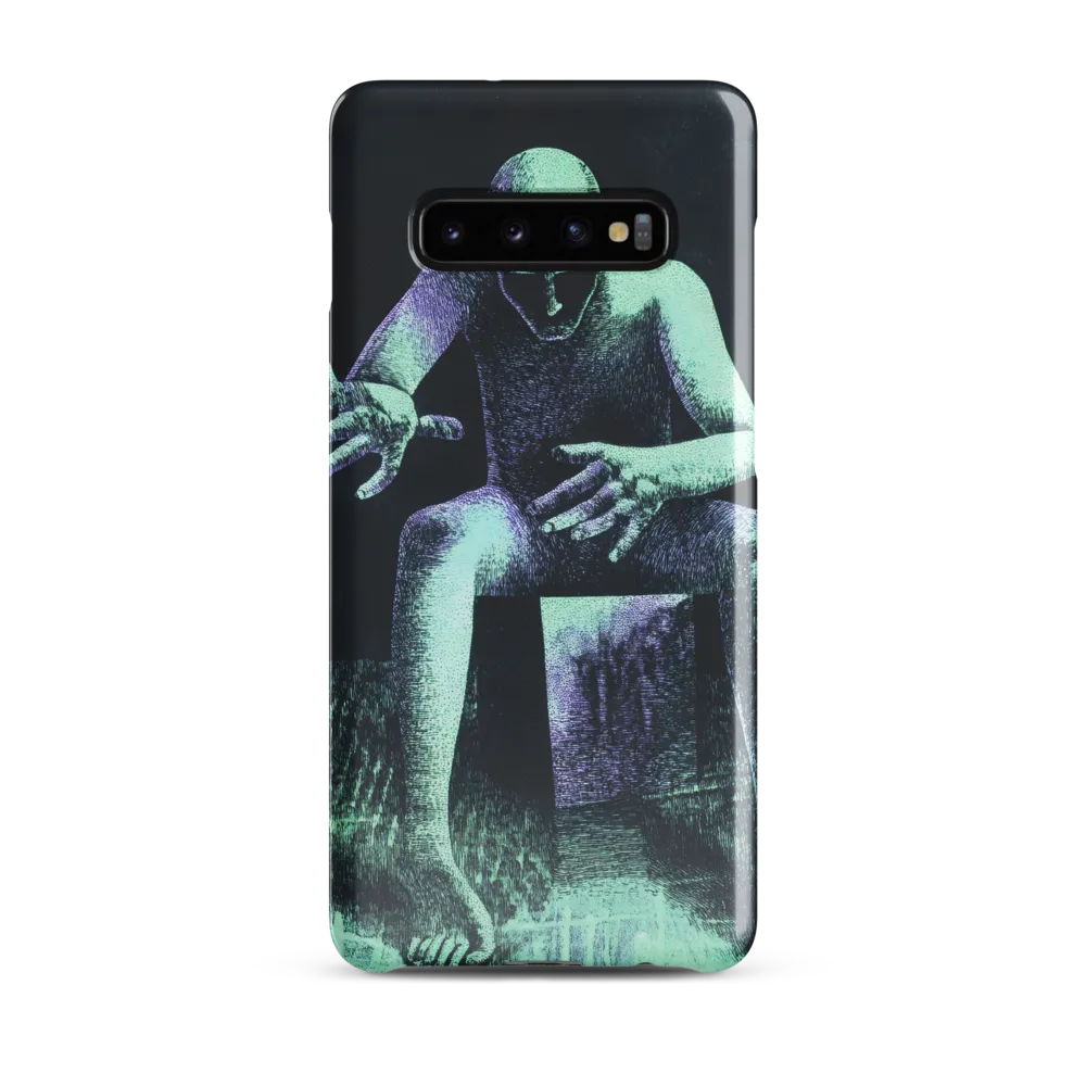 Contemplative Silence | Phone Case |  S10 Plus | Snap Case | Glossy