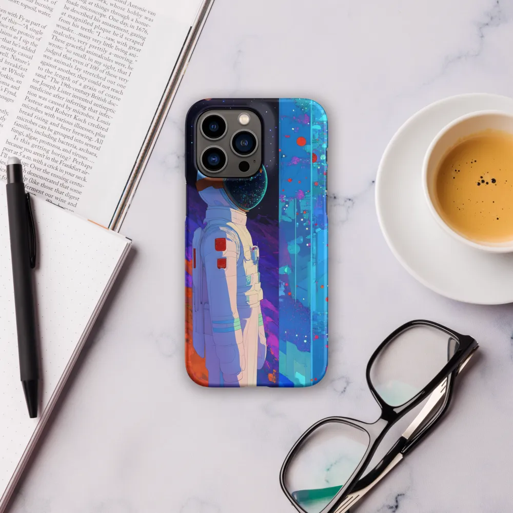 Cosmic Exploration: The Astronaut's Journey | Phone Case |  14 Pro Max | Snap Case | Matte