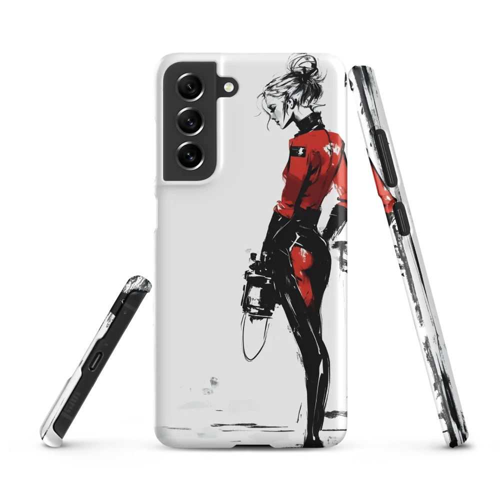 The Edgy Elegance | Phone Case |  S21 FE | Snap Case | Matte