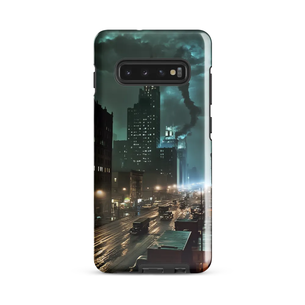 City of Shadows: A Nocturnal Symphony | Phone Case |  S10 Plus | Tough Case | Glossy