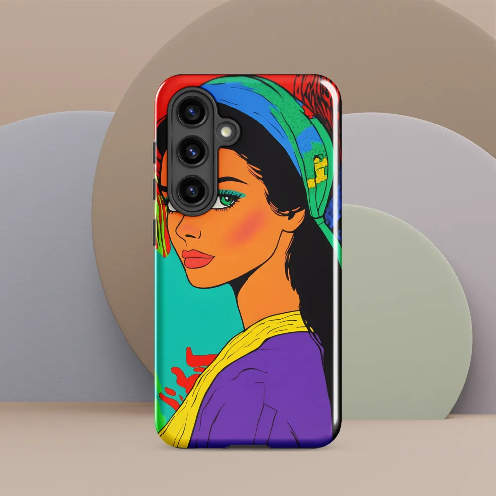 Vibrant Elegance | Phone Case |  S24 | Tough Case | Glossy