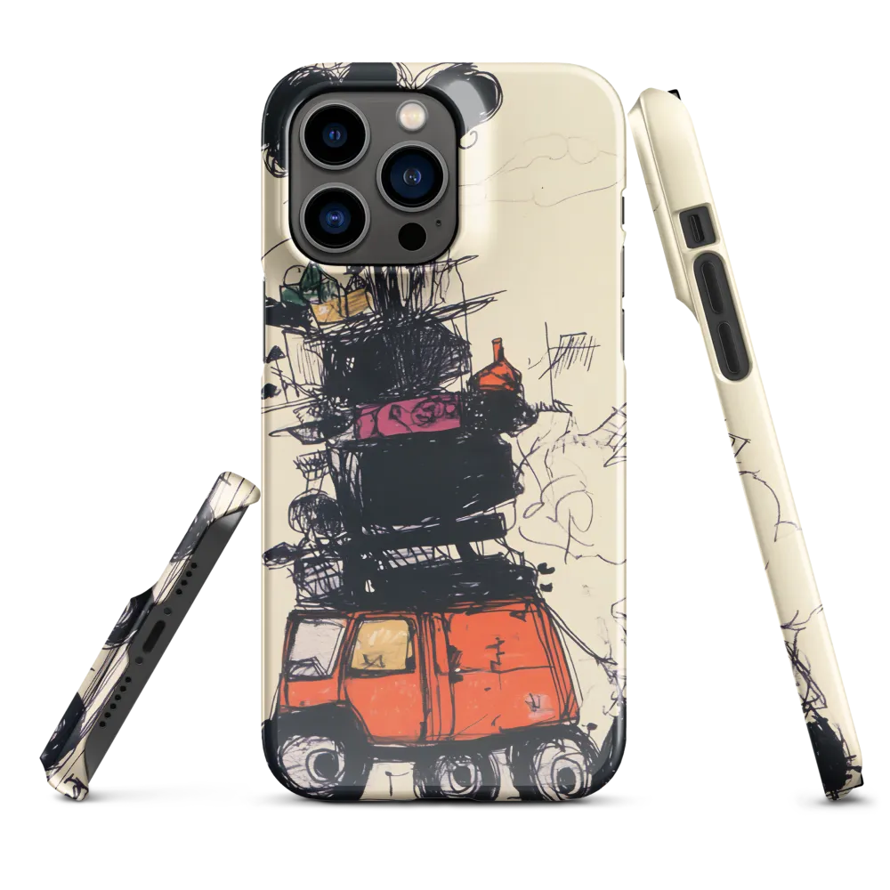 The Whimsical Hauler | Phone Case |  14 Pro Max | Snap Case | Glossy