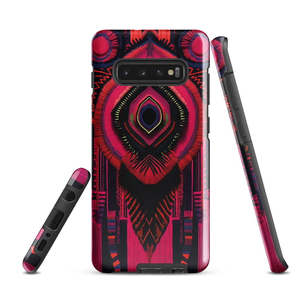 Mystic Mandala in Thread | Phone Case |  S10 Plus | Tough Case | Glossy