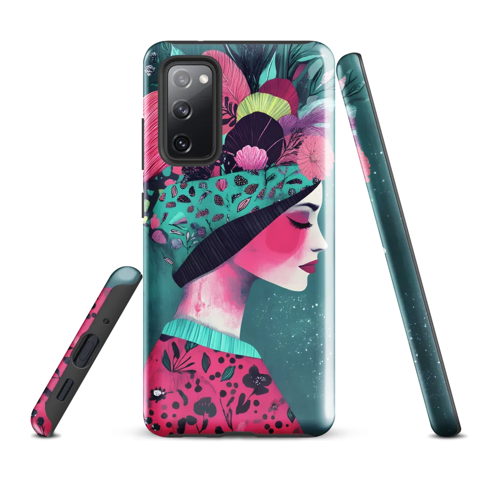 Whimsical Floral Portrait