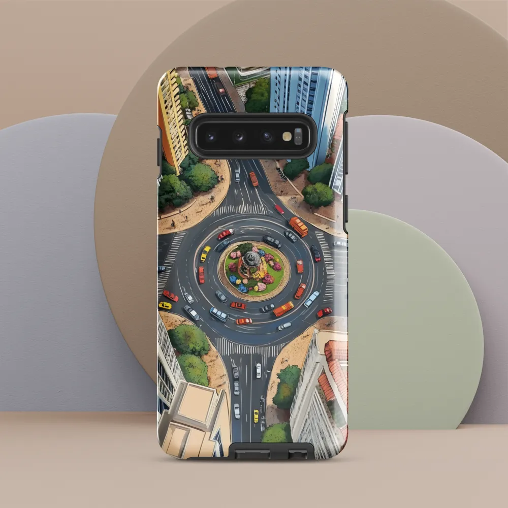 Urban Symphony: Aerial Vision of City Life