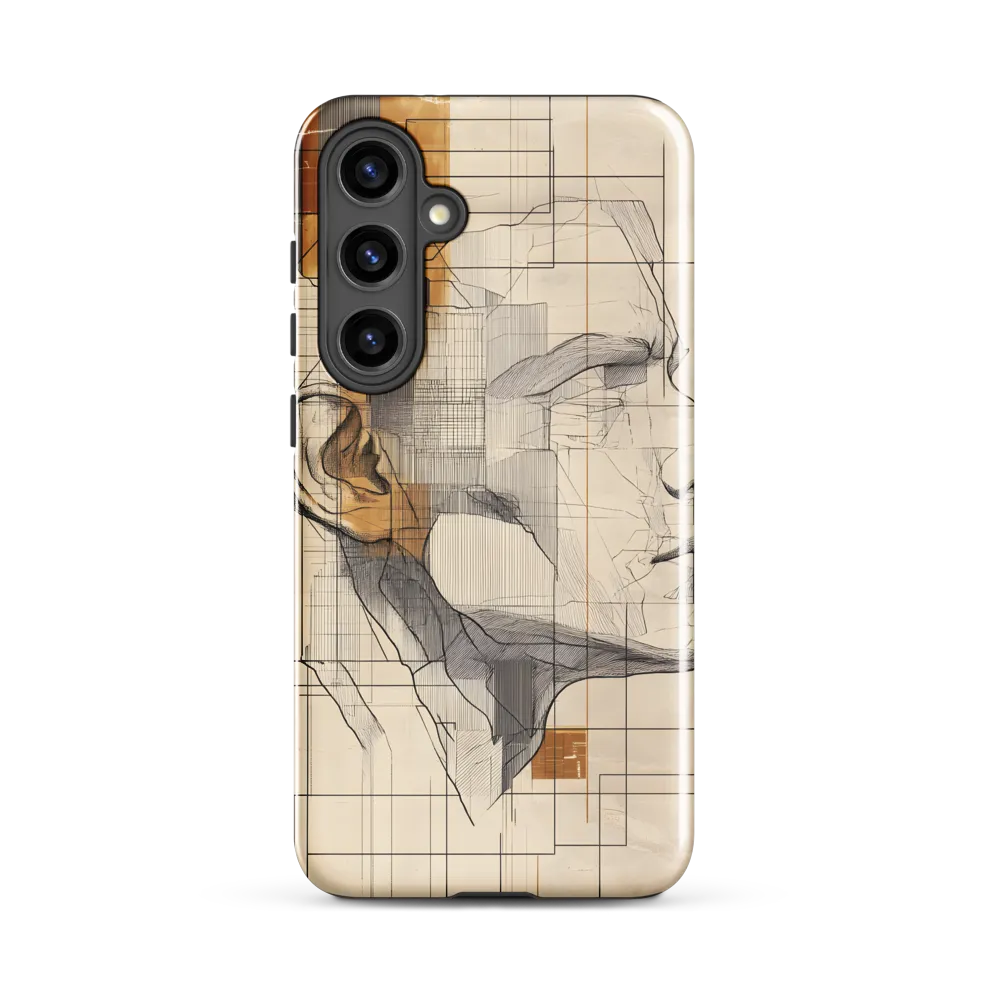 Geometric Reverie | Phone Case |  S24 Plus | Tough Case | Glossy