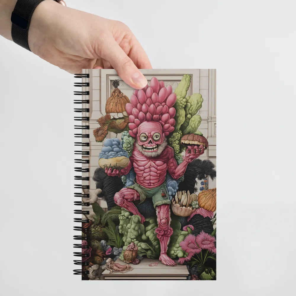 Reimagined Vitality: A Whimsical Encounter | Spiral Notebook