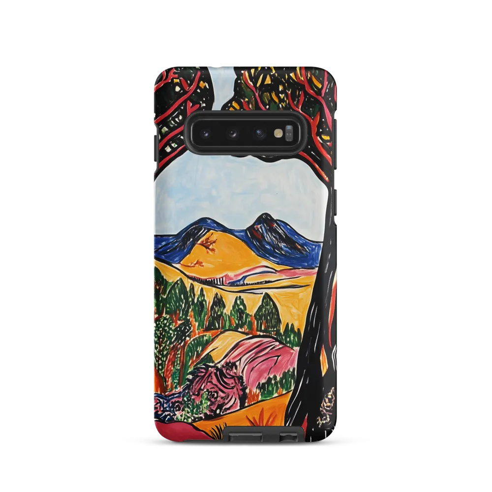 Vibrant Nature's Embrace | Phone Case |  S10 | Tough Case | Matte