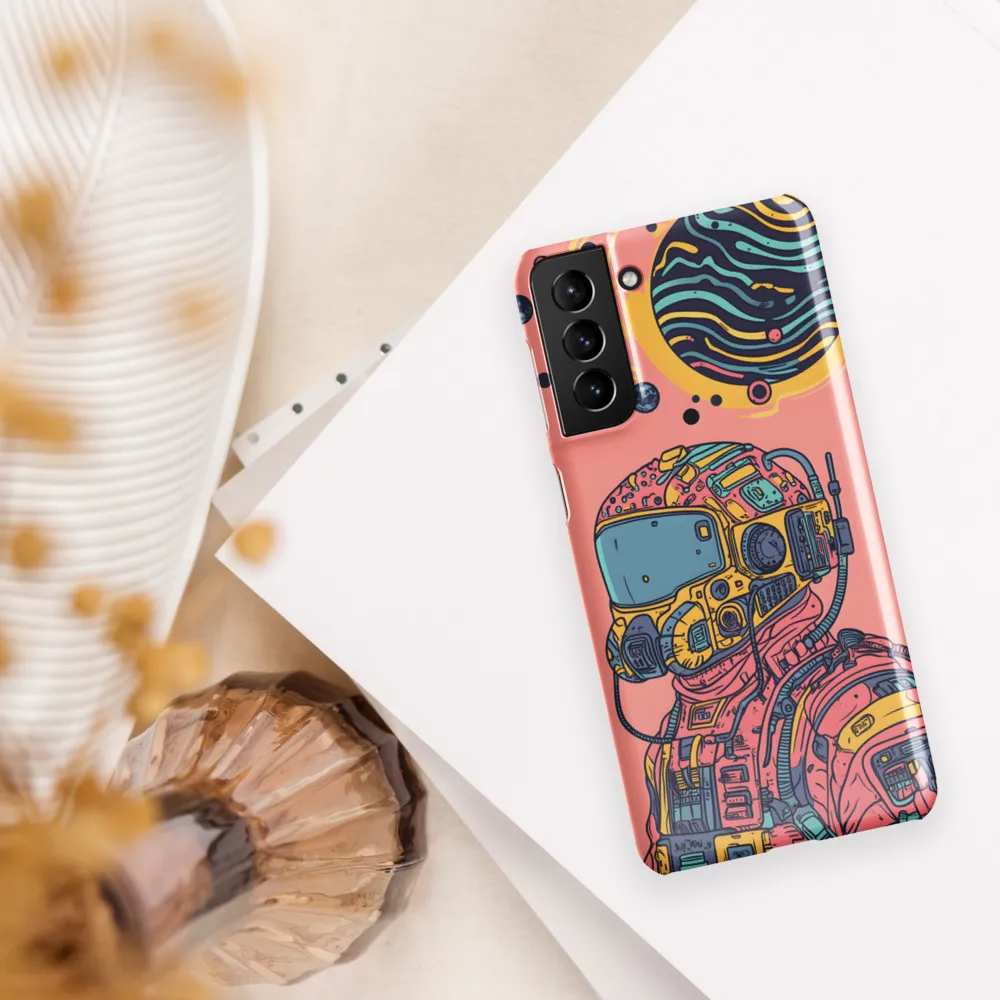 Exploration Beyond: A Digital Astronaut | Phone Case |  S21 Plus | Snap Case | Glossy