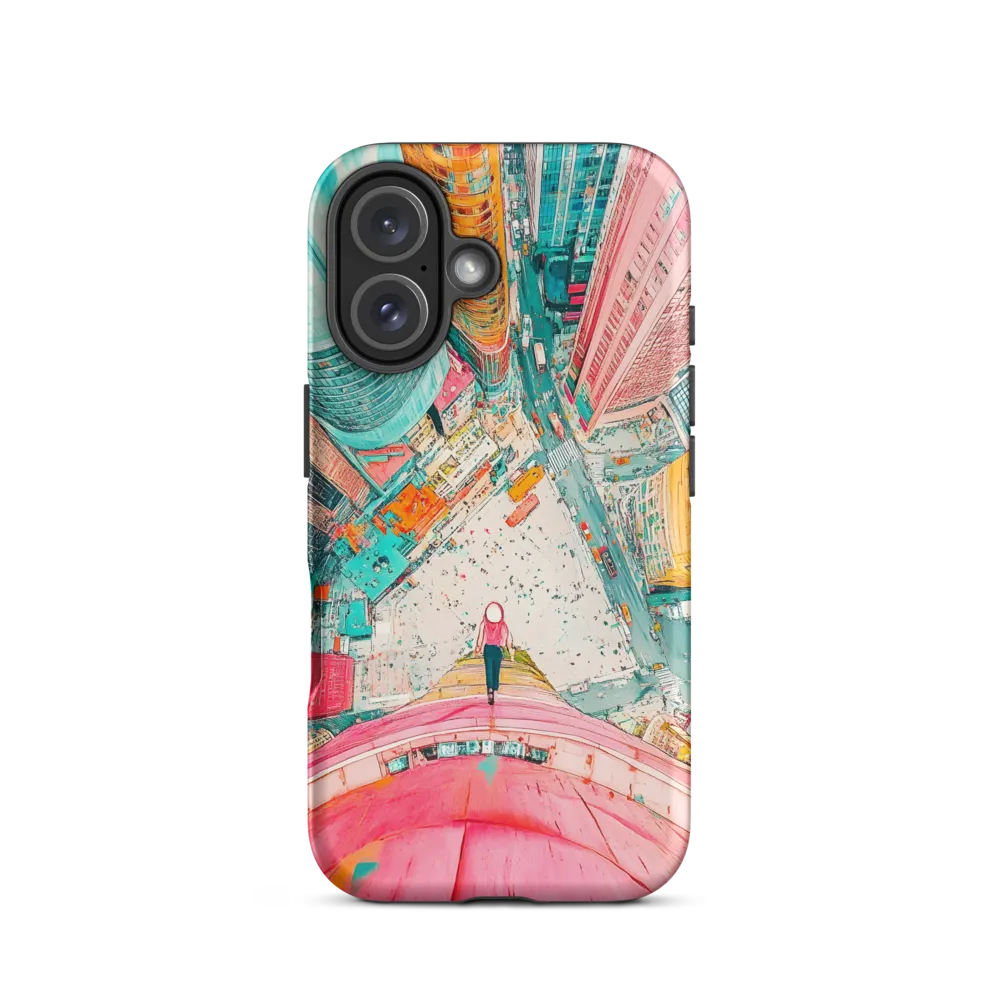 Vertical Horizons: A Surreal Cityscape Adventure | Phone Case |  16 | Tough Case | Matte