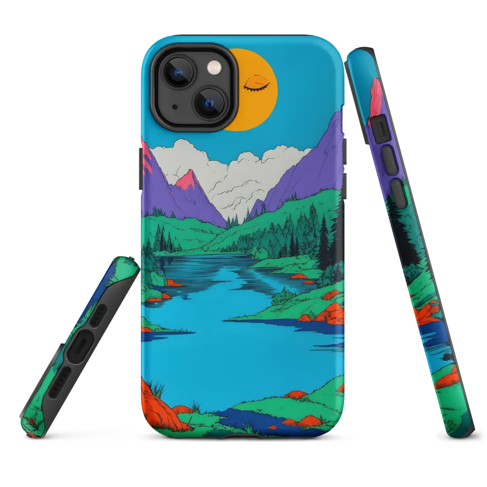 Whimsical Serenity in Vibrant Colors