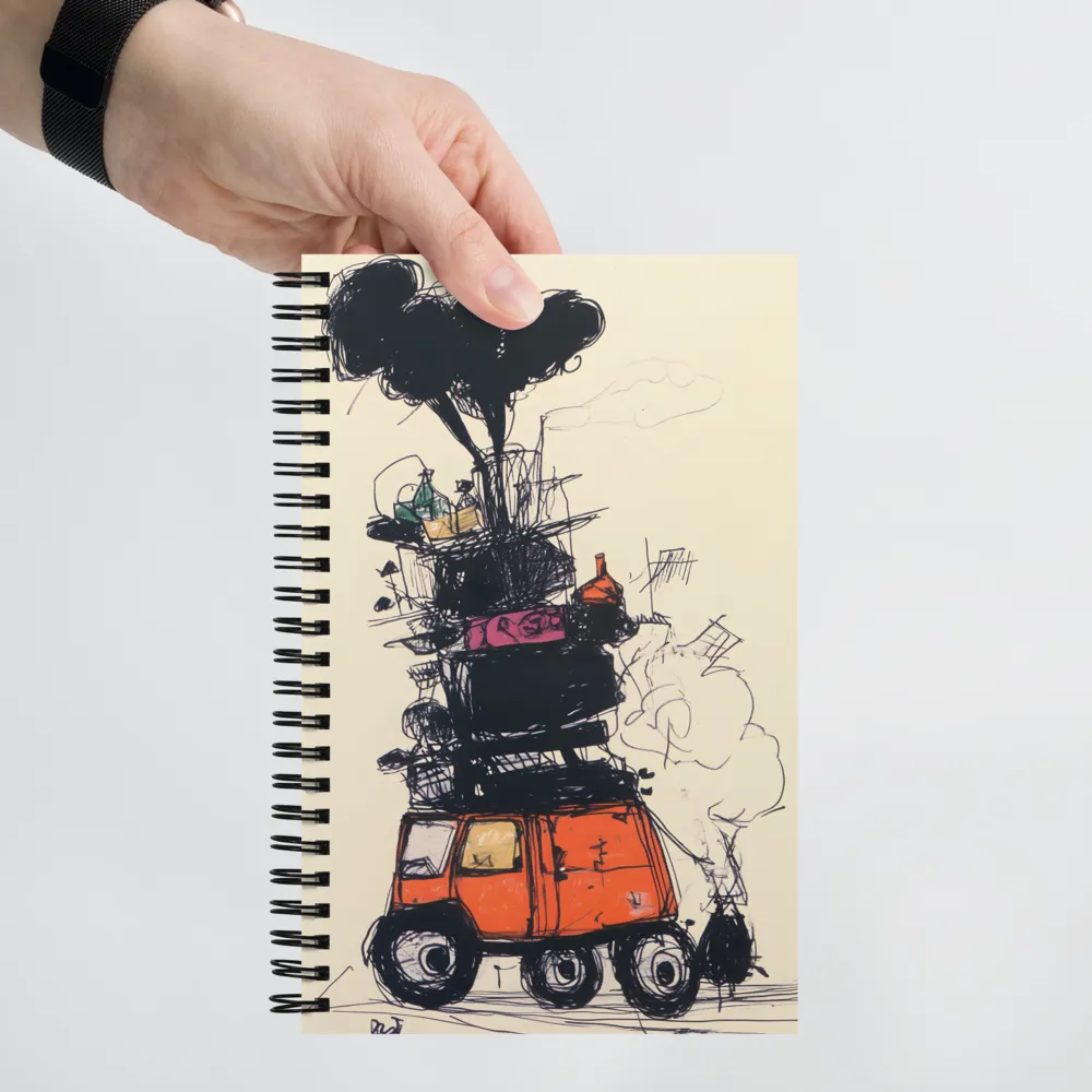 The Whimsical Hauler | Spiral Notebook