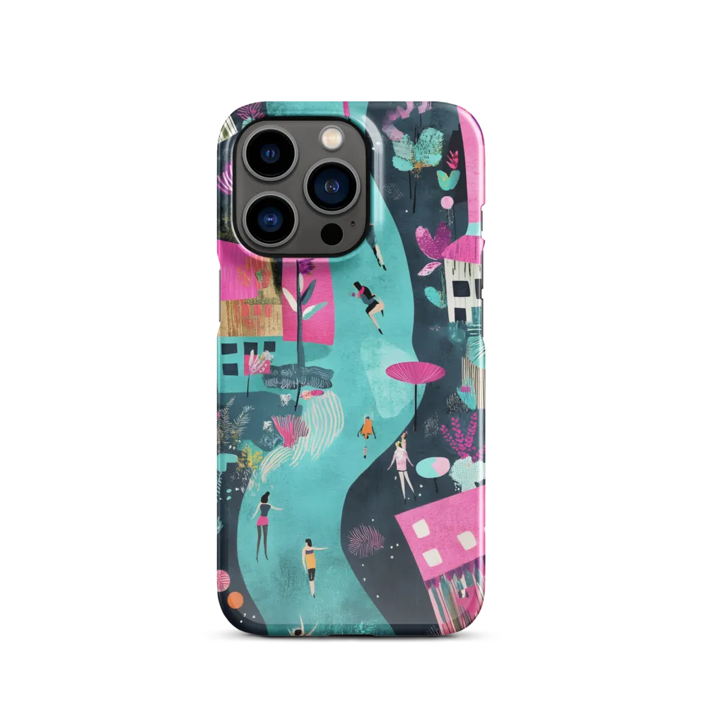 Whimsical Journey Through a Vibrant Landscape | Phone Case |  13 Pro | Snap Case | Glossy