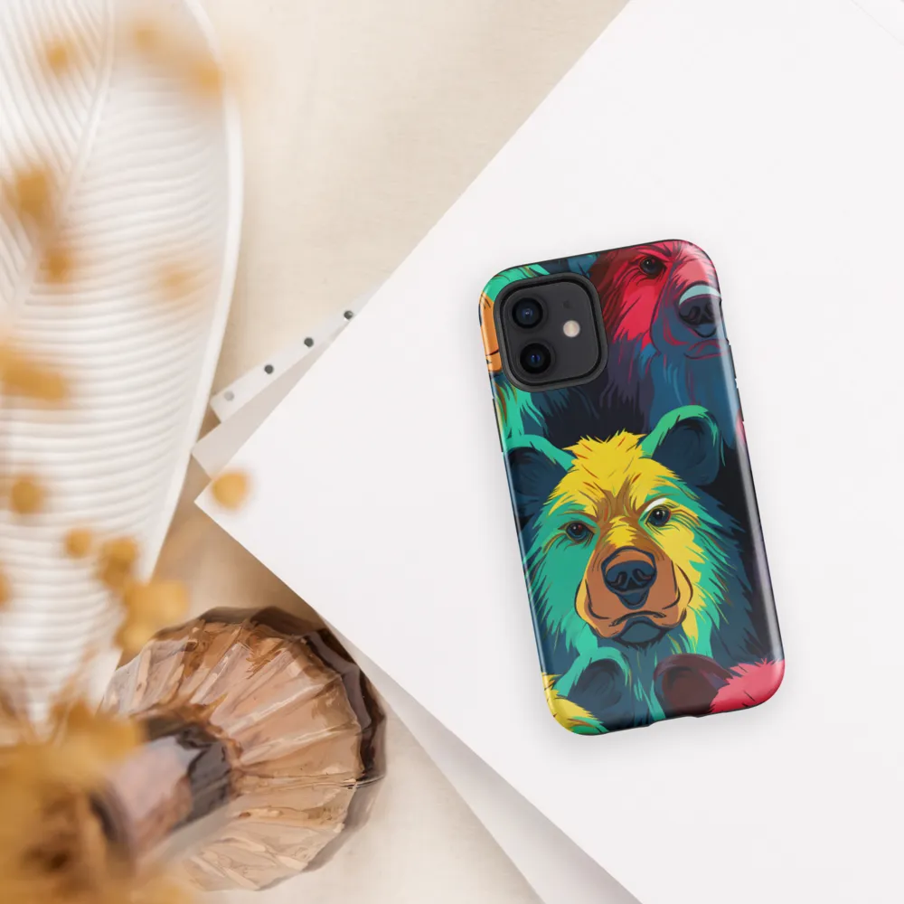 The Colorful Essence of Bears | Phone Case |  12 | Tough Case | Glossy