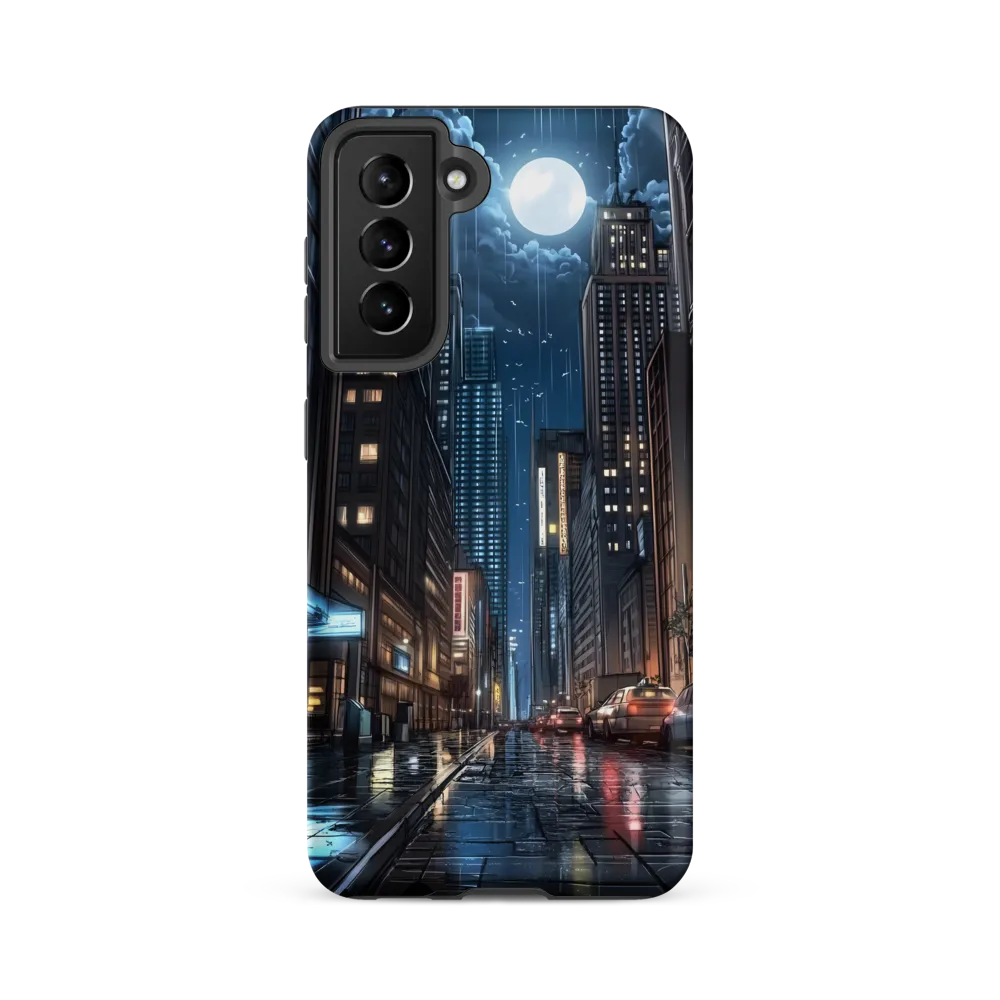 Moonlit Urban Serenity