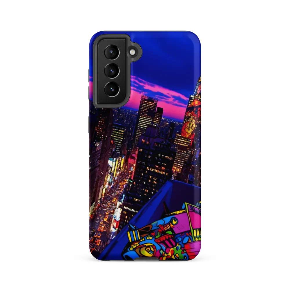 Neon Twilight: A City in Vibrance