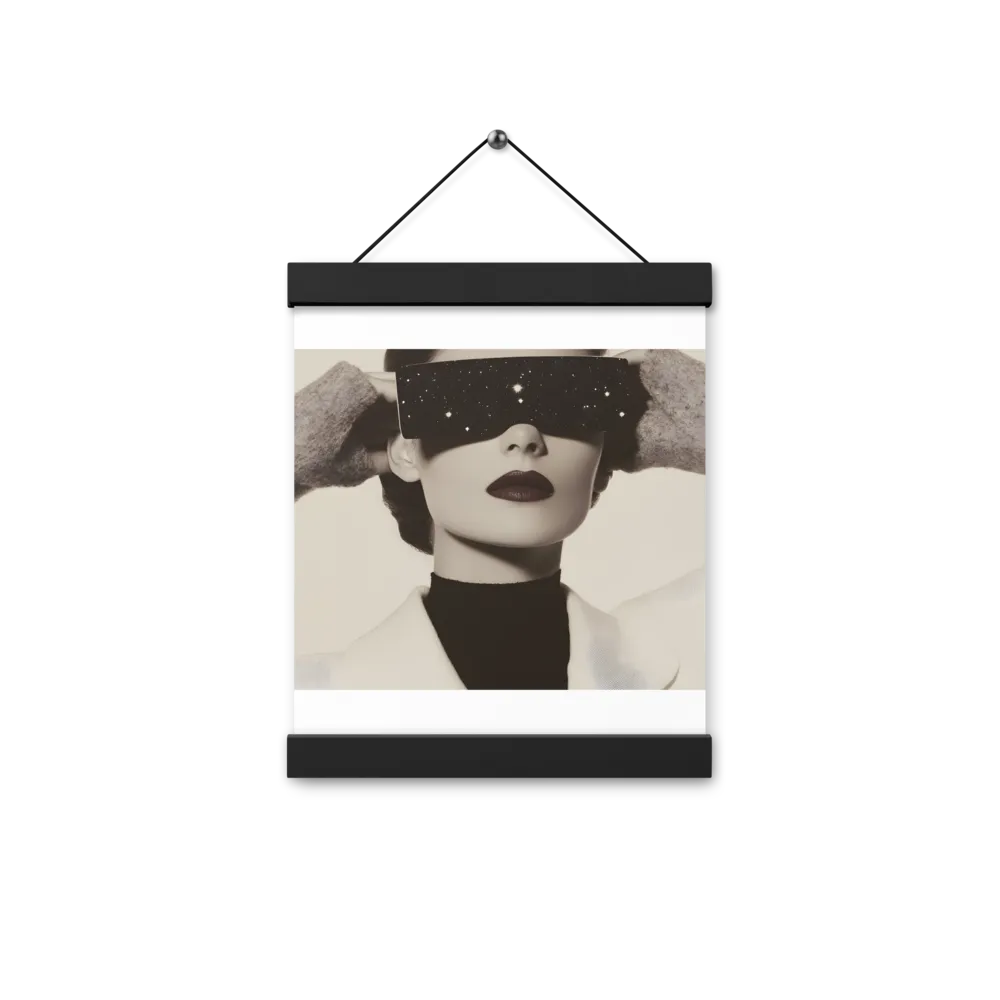 Celestial Elegance | Poster With Black Wood Hanger | 8″×10″