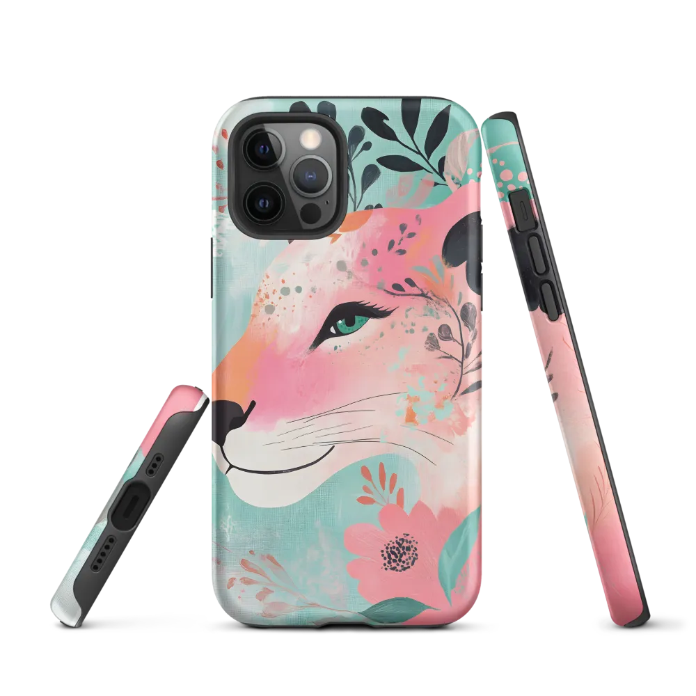 Whimsical Majesty: A Floral Lion