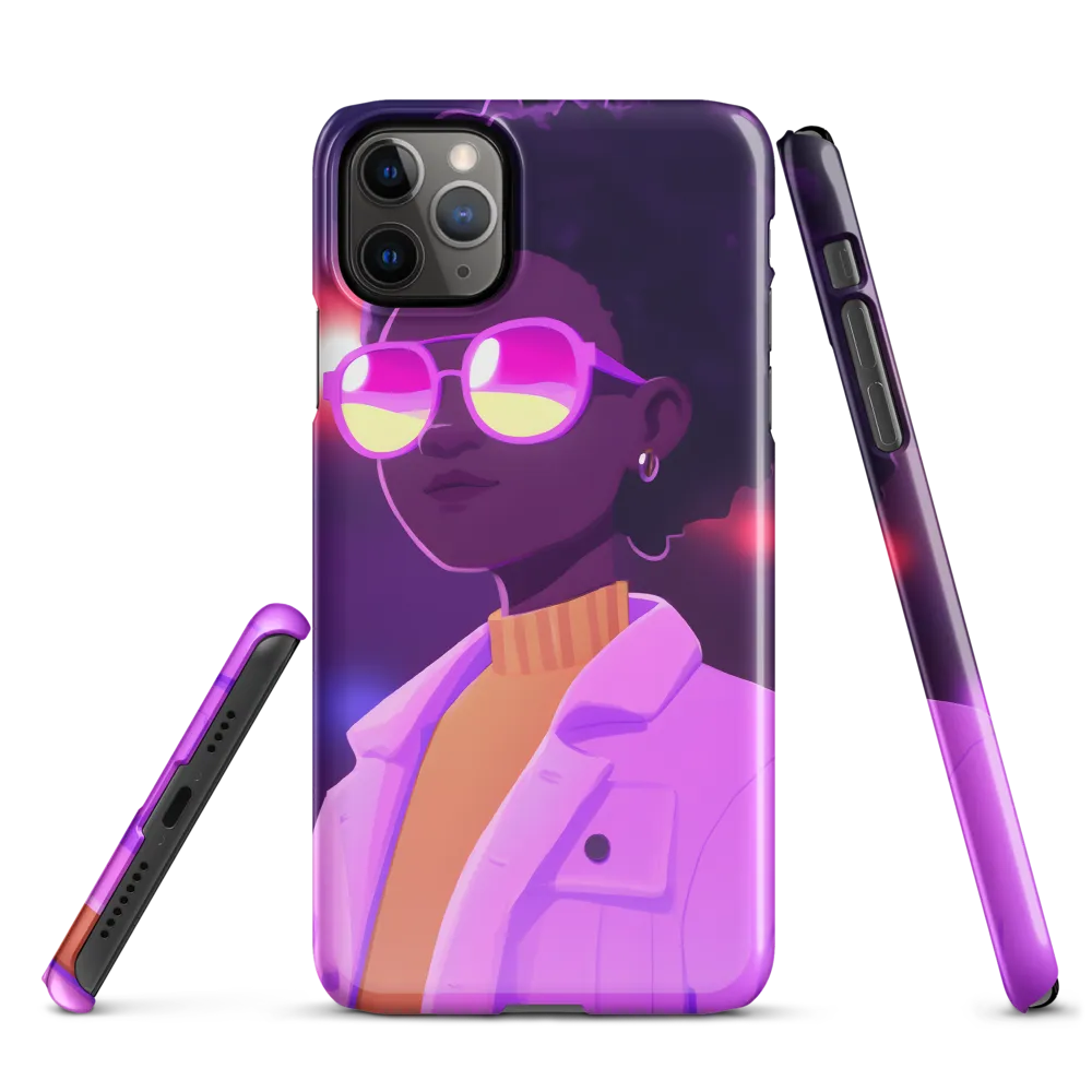 A Vibrant Soul in Shades | Phone Case |  11 Pro Max | Snap Case | Glossy