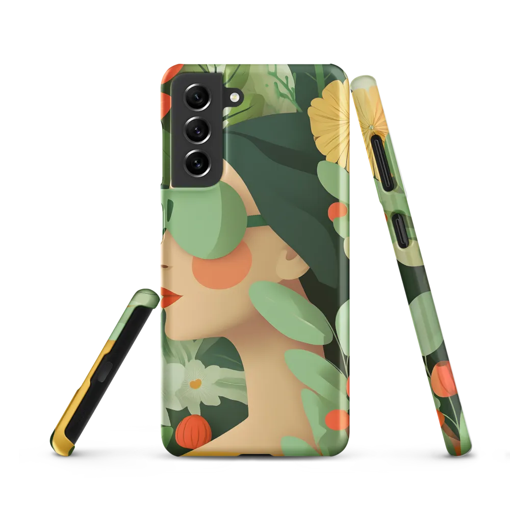 Nature's Serenity: A Modern Portrait | Phone Case |  S21 | Snap Case | Matte