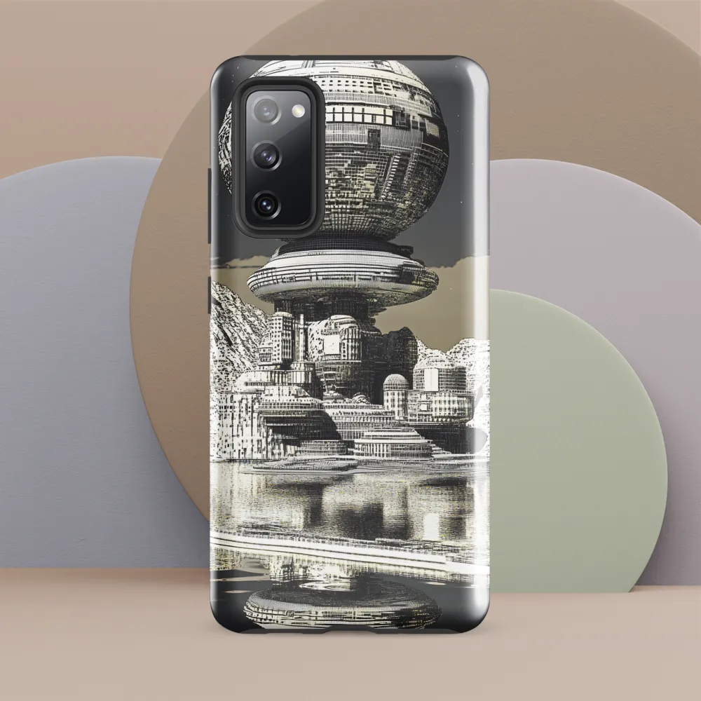 Reflections of a Futuristic Dreamscape | Phone Case |  S20 FE | Tough Case | Glossy