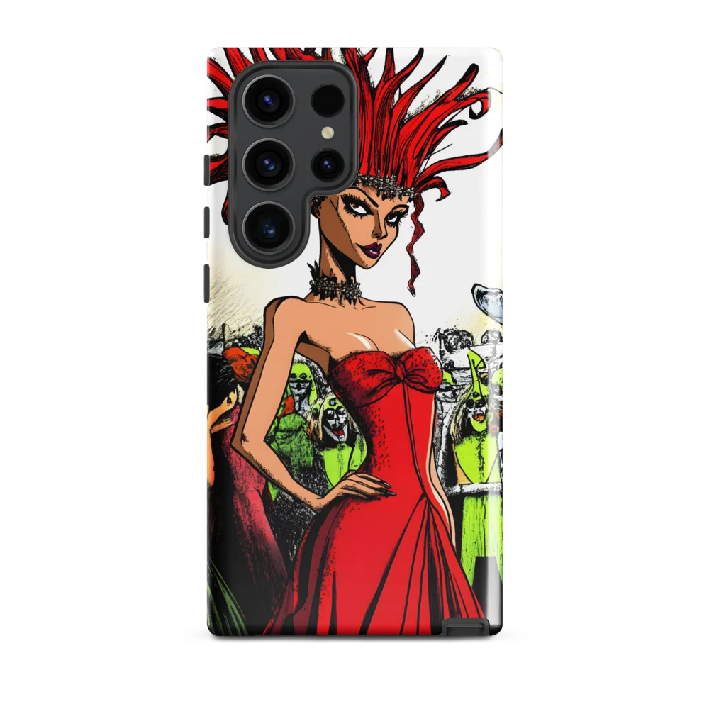 Fiery Elegance: A Fashion Statement