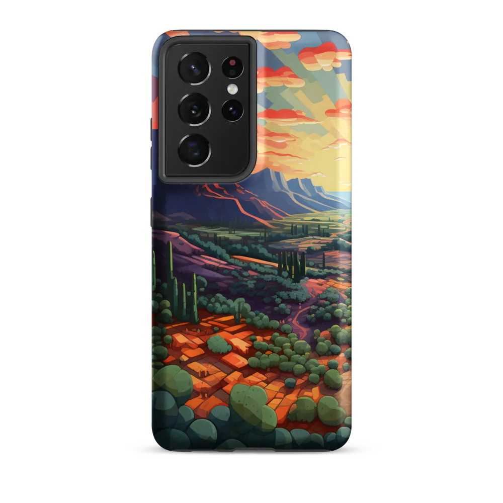 Desert Serenity at Dusk | Phone Case |  S21 Ultra | Tough Case | Matte