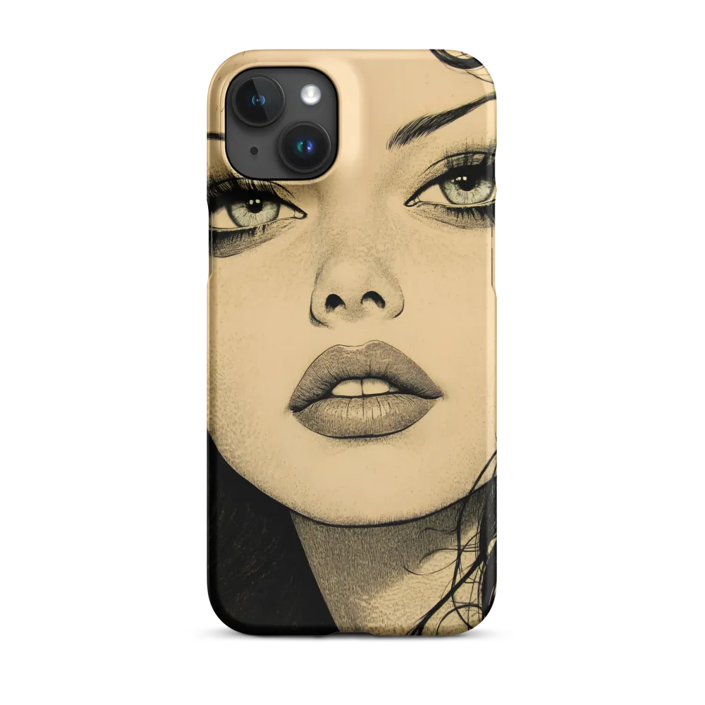 Enigmatic Gaze | Phone Case |  15 Plus | Snap Case | Matte