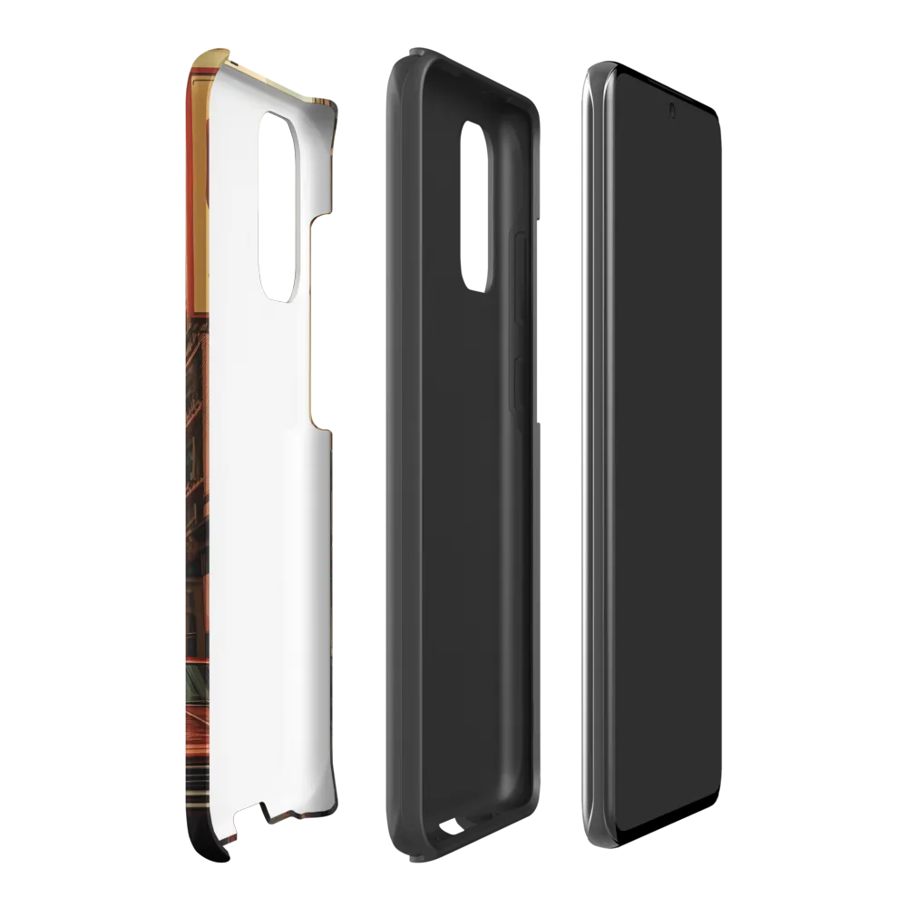 Nostalgic Cityscape: Reflections of a Forgotten Era | Phone Case |  S20 Plus | Tough Case | Matte