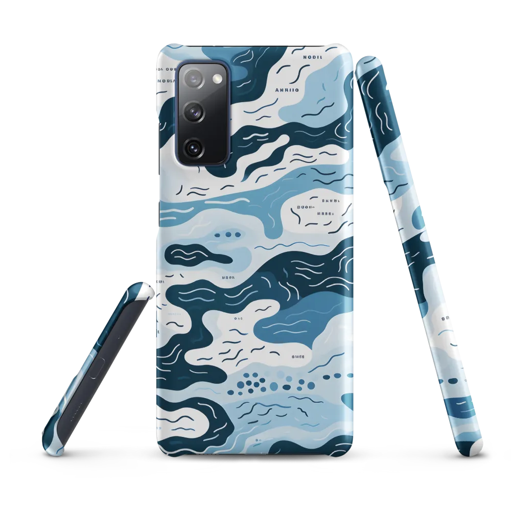 Flowing Waters: An Abstract Journey | Phone Case |  S20 FE | Snap Case | Matte