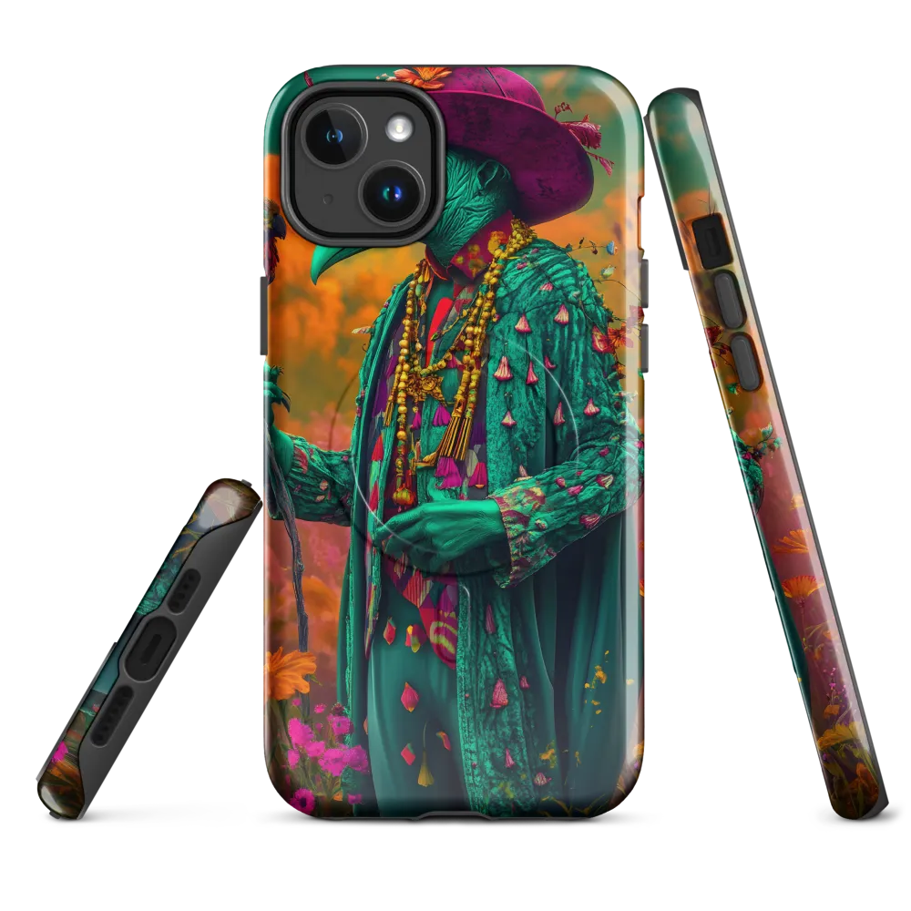 Whimsical Guardian of Nature | Phone Case |  14 Plus | MagSafe® Tough Case | Glossy