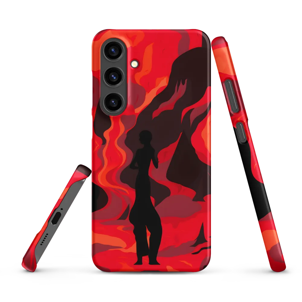 Inferno's Embrace | Phone Case |  S24 Plus | Snap Case | Matte