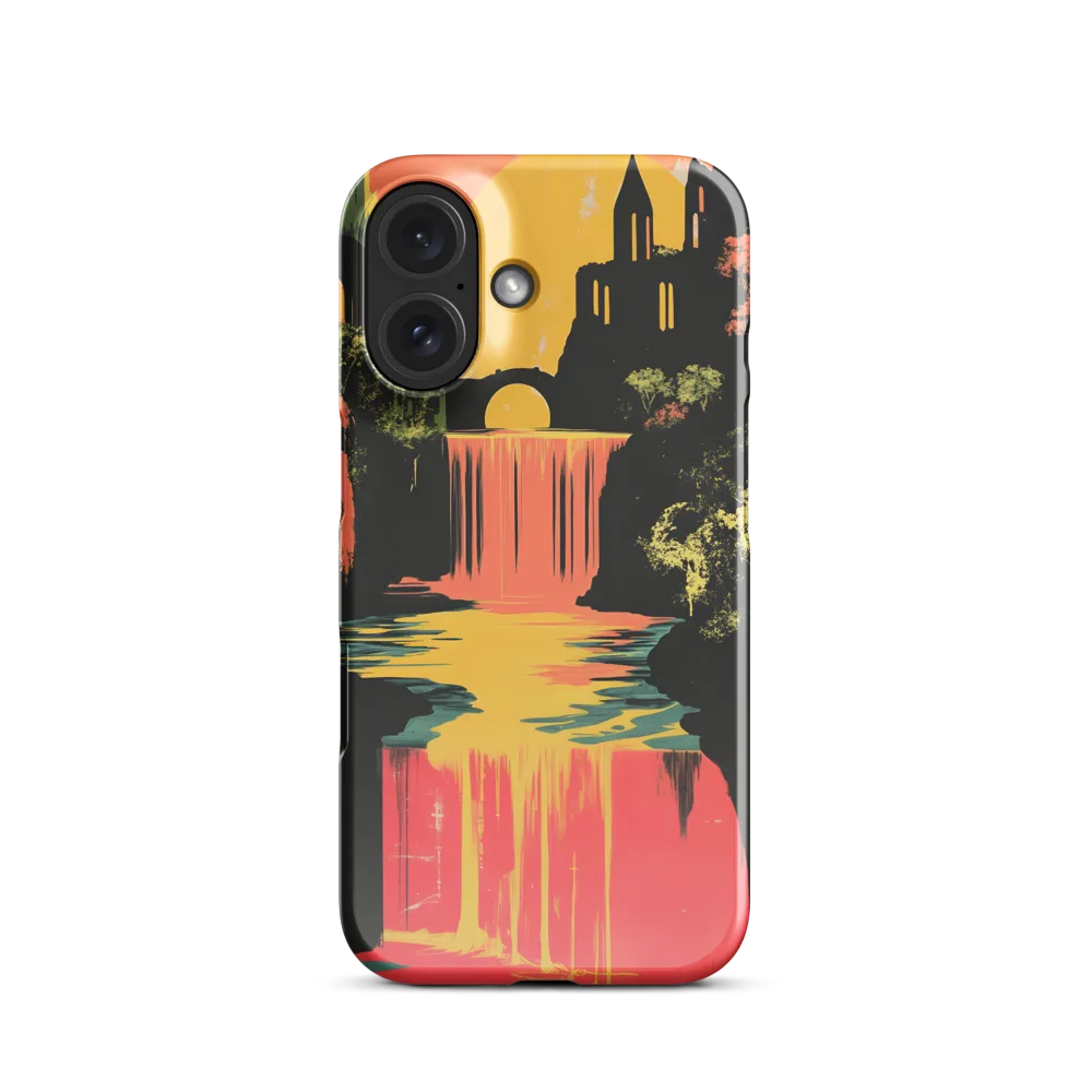 Elysian Echoes: A Surreal Reflections | Phone Case |  16 | Snap Case | Glossy