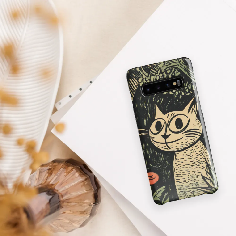 Whimsical Cat in the Forest