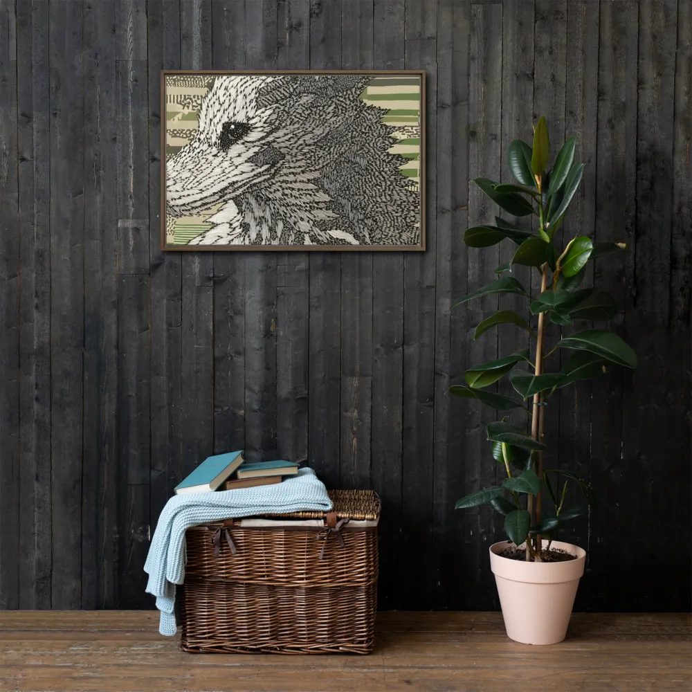 Reflections of the Forest | Canvas with Brown Frame | 20″×30″