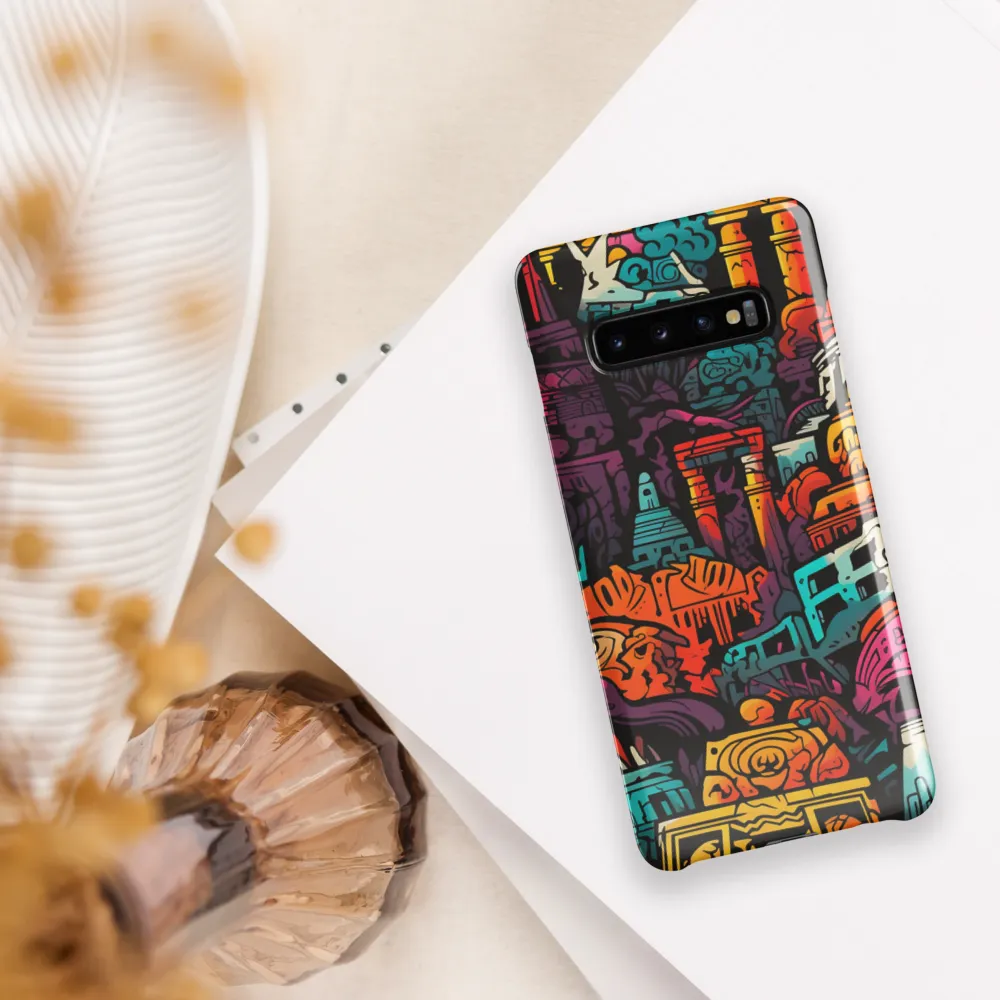 Vibrant Urban Surrealism | Phone Case |  S10 Plus | Snap Case | Glossy