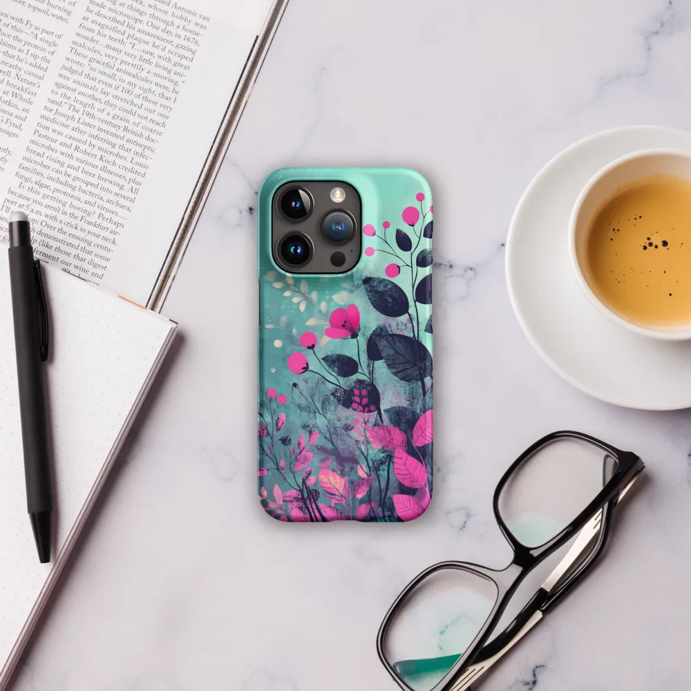 Whimsical Floral Harmony | Phone Case |  15 Pro | Snap Case | Matte