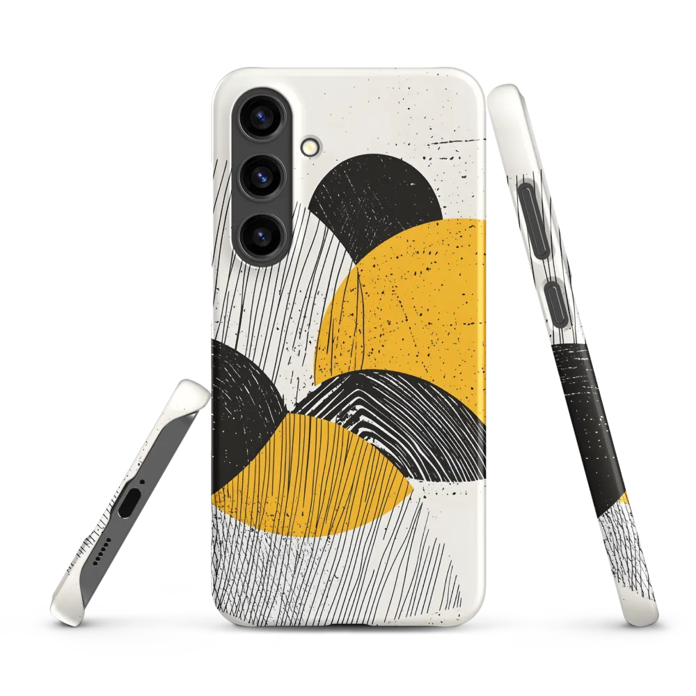 Dynamic Harmony in Black and Yellow